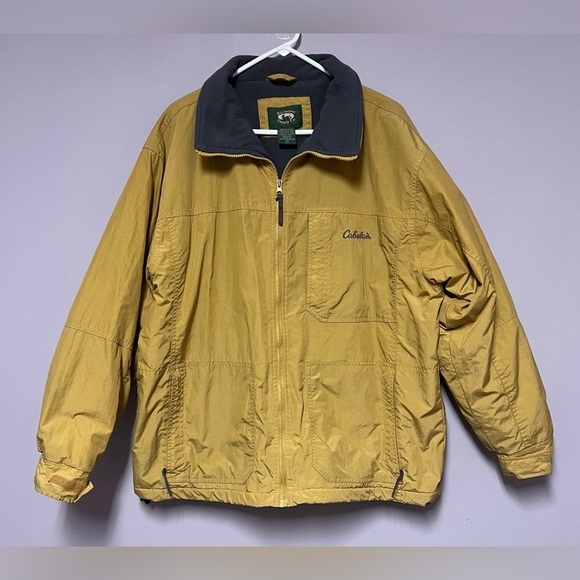 Vintage CABELA’S Jacket FLEECE Nylon COAT - Picture 2 of 16